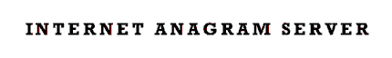 Internet Anagram Server
