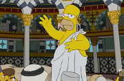 Homer Simpson struck with the syndrome during his visit to Jerusalem
