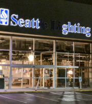 Seattle Lighting store sign