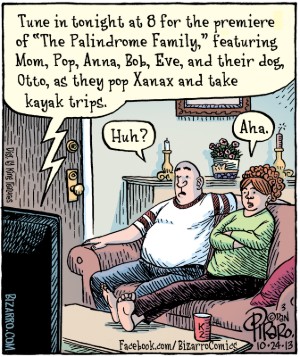 cartoon: Palindrome Family