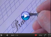 How to write copperplate