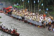 A fluvial procession in Naga City, Philippines