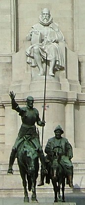 Monument to Miguel de Cervantes, Madrid, Spain