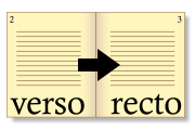 recto and verso