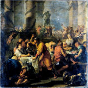 Saturnalia painting by Antoine Callet